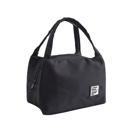 Insulated Canvas Tote Lunch Bag