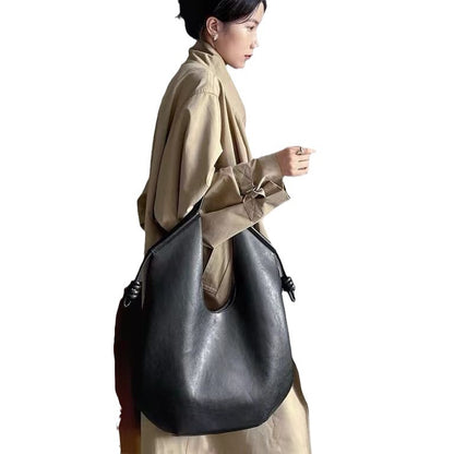 Small niche bag minimalist tote high-end feel large capacity commuting single shoulder armpit bag