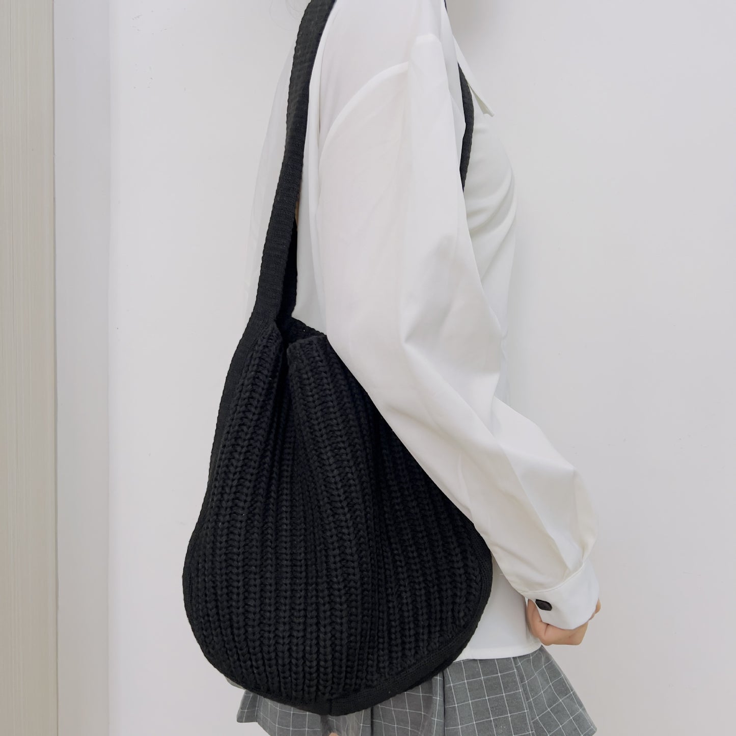 New Bag Messenger Bag Knitted Bag Large Capacity Tote Bag Shoulder Bag For Women