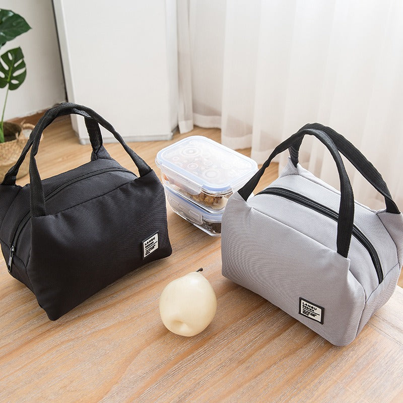 Insulated Canvas Tote Lunch Bag