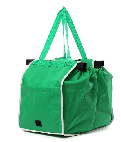 Grab Shopping Bag Foldable Tote Eco-friendly Reusable Large Trolley Supermarket Large Capacity Bags