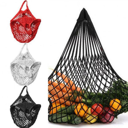 Brand 1PC Reusable String Shopping Grocery Bag Shopper Tote Mesh Net Woven Cotton Bag Hand Totes