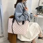 Large Capacity Simple New Bag Girl Fashion Hand Held One Shoulder Women's Bag Western Style Simple Word Tote Bag