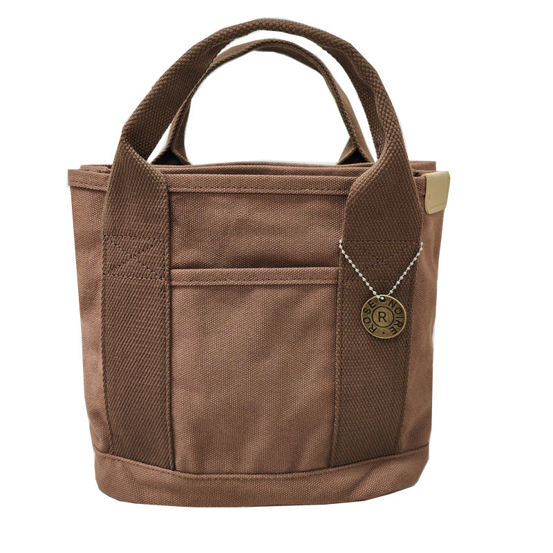 Lotte Premium Canvas Bag Bento Bag Tote Bag 16 Ann Canvas Women's Bag Handbag