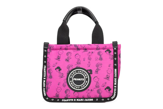 Marc Jacobs X Peanuts Mini Fuchsia Puffy Nylon Tote