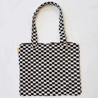 Checkered Tote Bag