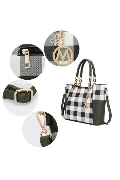 Checker Tote Bag