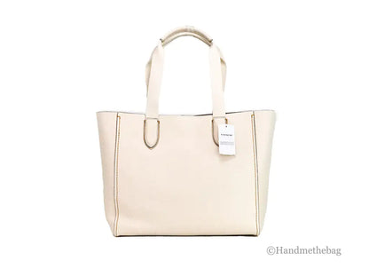 Coach Derby Chalk Pebbled Leather Shoulder Tote Bag