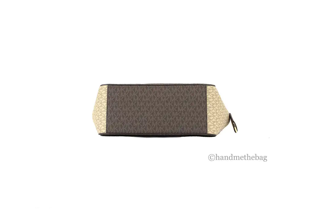 Michael Kors Jet Set Luggage Multi Signature X Cross Chain Shoulder Tote Handbag