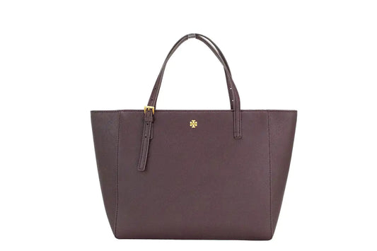 Tory Burch Emerson Small Tempranillo Saffiano Leather Tote