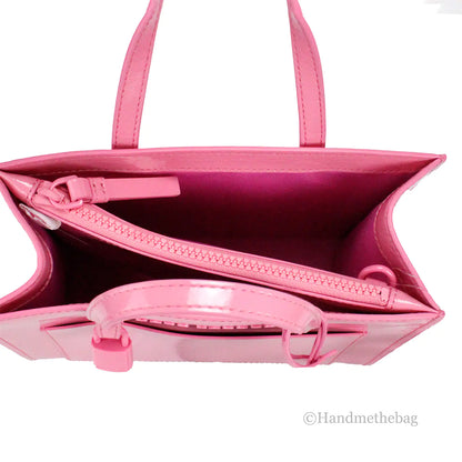 Marc Jacobs Mini Grind Candy Pink Leather Crossbody Tote