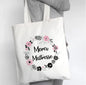 Fleur Canvas Tote Bag