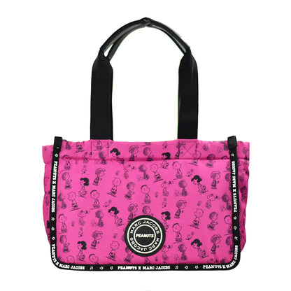 Marc Jacobs X Peanuts Medium Fuschia Nylon Tote