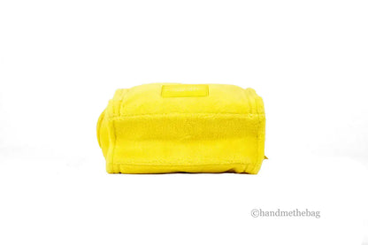 Marc Jacobs The Terry Tote Yellow Mini Soft Terry Fabric Crossbody Bag Handbag