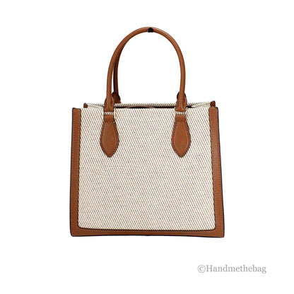 Kate Spade Ellie Small Warm Gingerbread Canvas Crossbody Tote