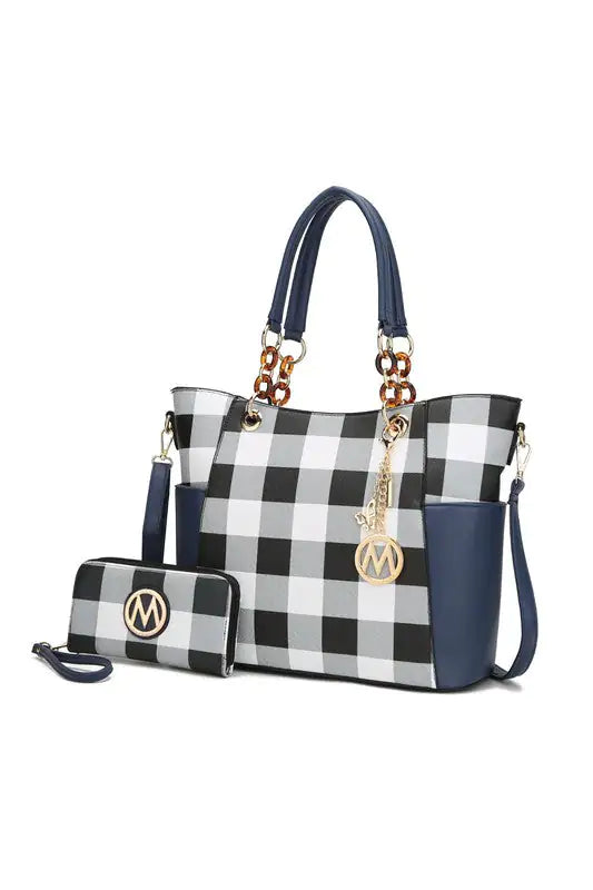 Checker Tote Bag