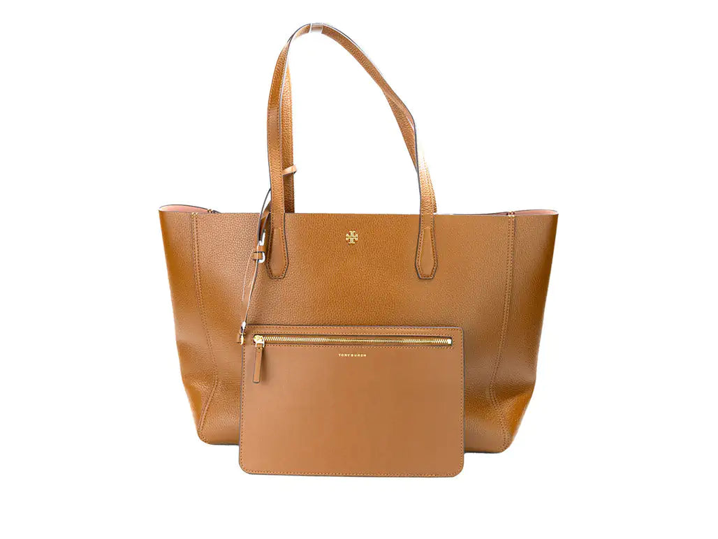 Tory Burch Blake Large Cortado Leather Shoulder Tote