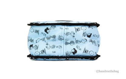 Marc Jacobs X Peanuts Blue Mini Puffy Nylon Tote