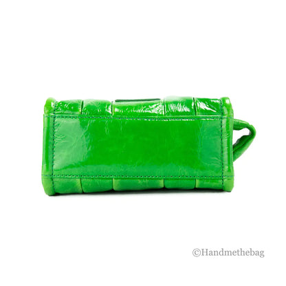 Marc Jacobs The Shiny Crinkle Micro Leather Crossbody Tote