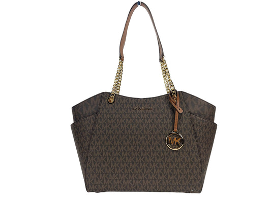 Michael Kors Jet Set Chain Brown Tote Bag