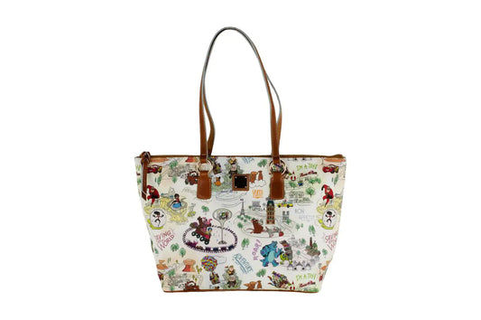 Dooney & Bourke Disney Pixar Maps Top Handle Tote