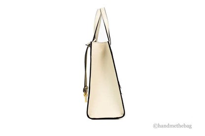 Marc Jacobs X Peanuts Small Ivory Leather Woodstock Tote