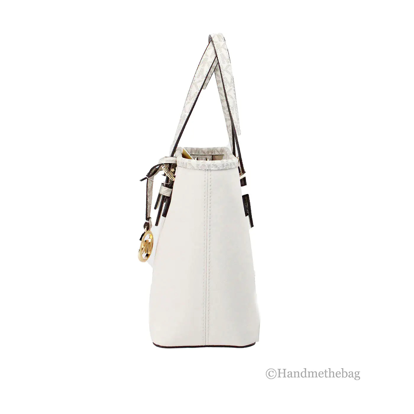 Michael Kors XS Light Cream Carryall Tote Convertible Bag