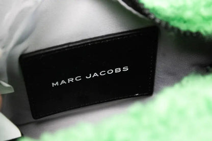 Marc Jacobs The Teddy Micro Fluffy Sherpa Green Tote