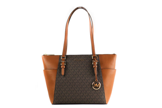 Michael Kors Charlotte Brown Tote Bag