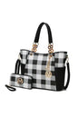 Checker Tote Bag