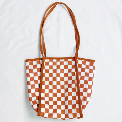 Check Clearly Daily Canvas Tote