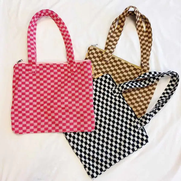 Checkered Tote Bag