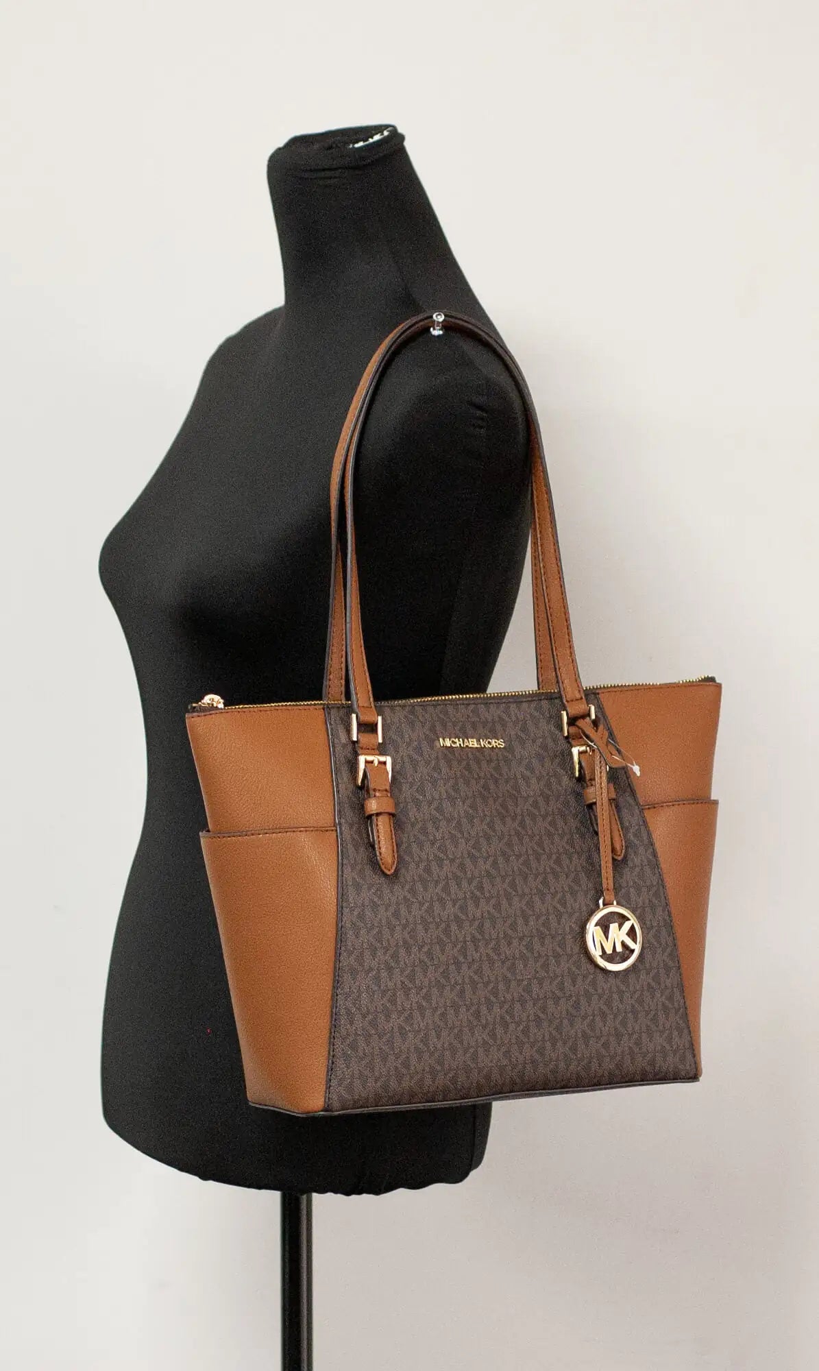 Michael Kors Charlotte Brown Tote Bag