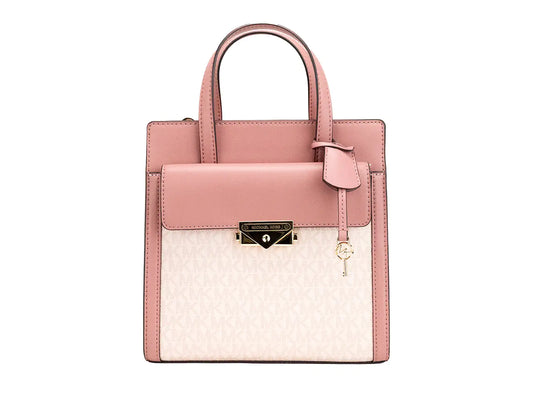 Michael Kors Cece Small Pink North South Flap Tote