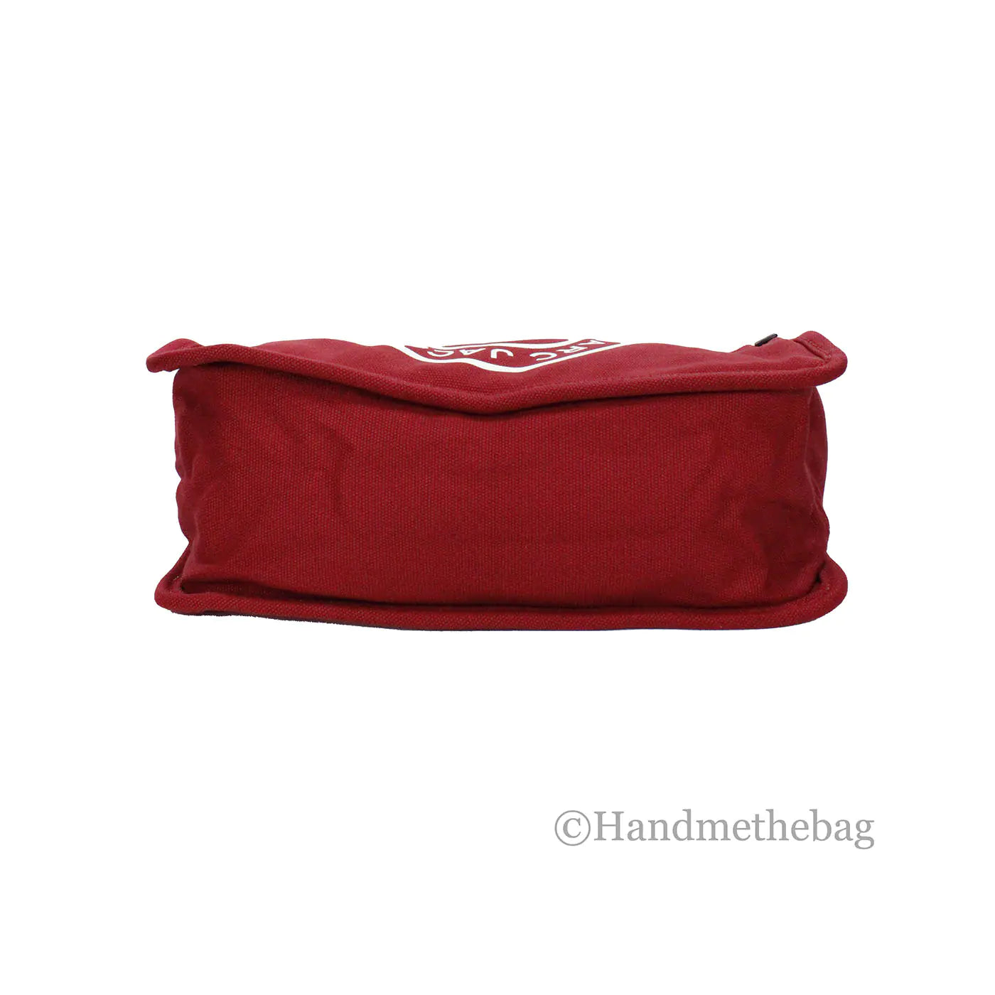 Marc Jacobs Signet Medium Red Canvas Convertible Tote