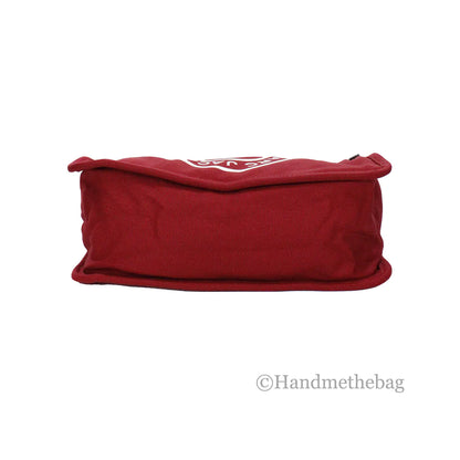 Marc Jacobs Signet Medium Red Canvas Convertible Tote