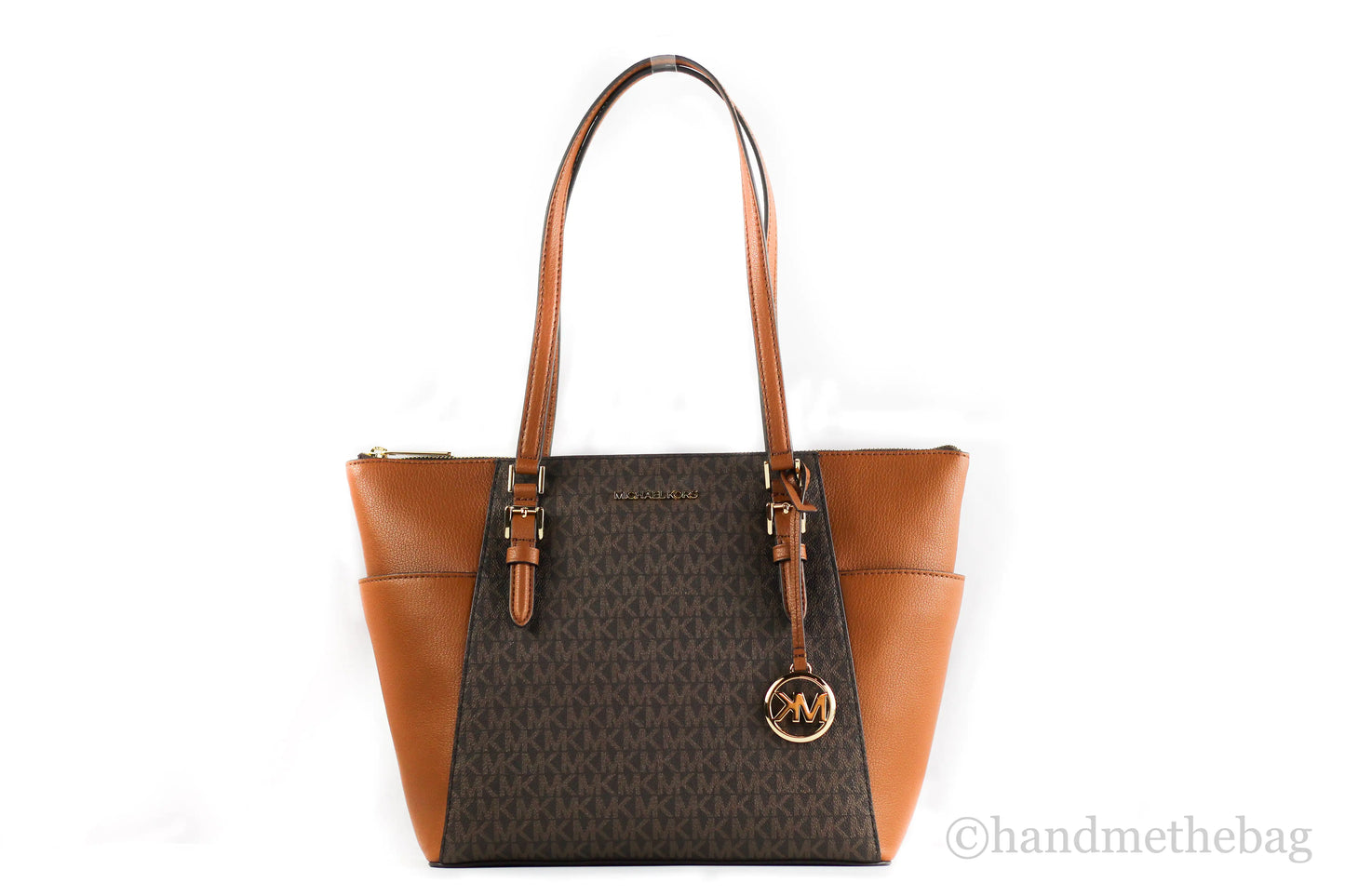 Michael Kors Charlotte Brown Tote Bag