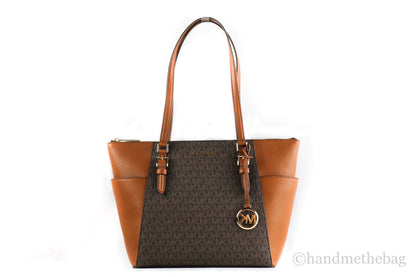 Michael Kors Charlotte Brown Tote Bag