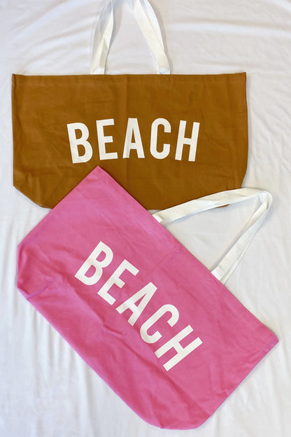 Simply The Beach Canvas Tote