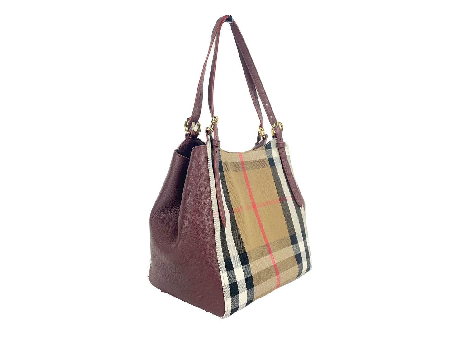 Burberry Small Canterby Mahogany Tote Bag