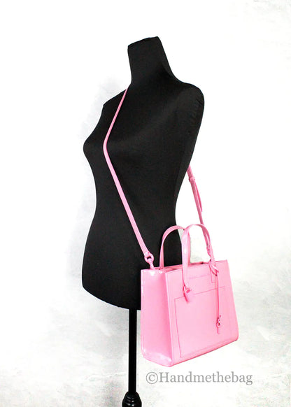 Marc Jacobs Mini Grind Candy Pink Leather Crossbody Tote