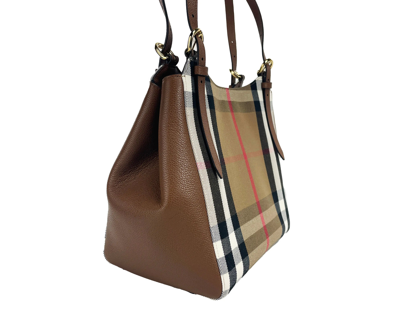 Burberry Small Canterby Check Tote Bag