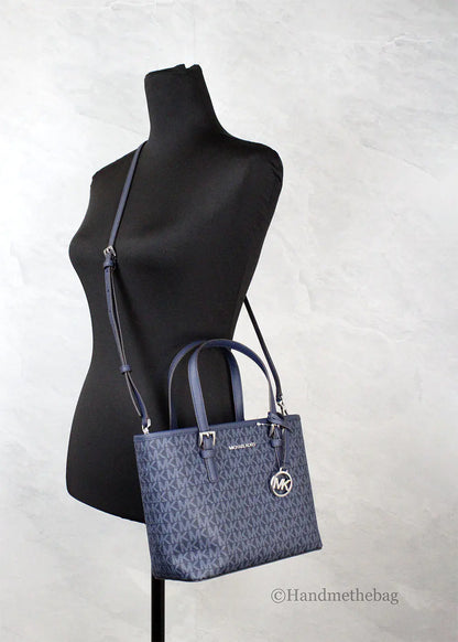 Michael Kors XS Navy Carryall Tote Convertible Bag