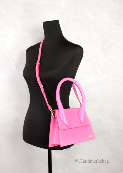 Jacquemus "Le Grand Chiquito" Large Neon Pink Tote