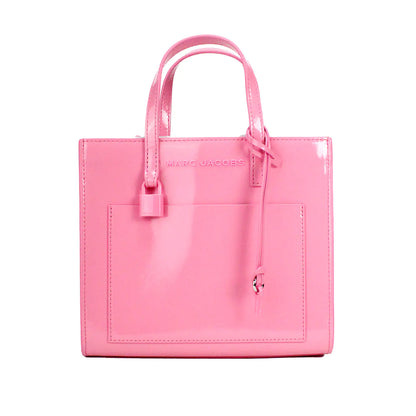 Marc Jacobs Mini Grind Candy Pink Leather Crossbody Tote