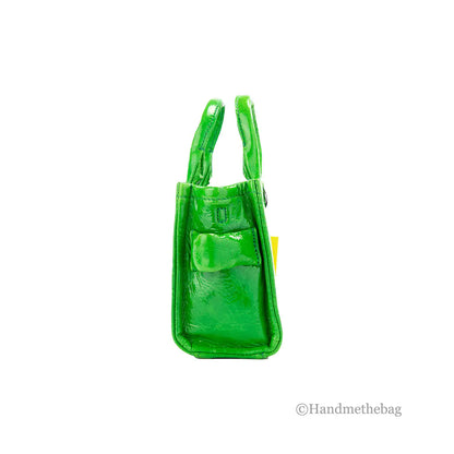 Marc Jacobs The Shiny Crinkle Micro Leather Crossbody Tote