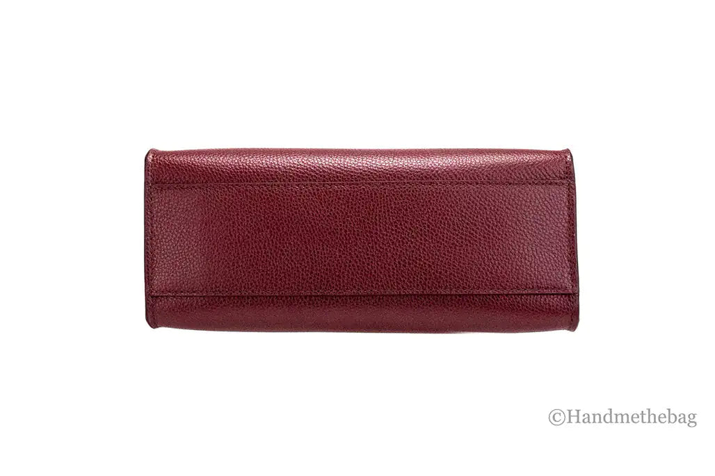 Marc Jacobs Mini Grind Pomegranate Pebbled Leather Crossbody Tote