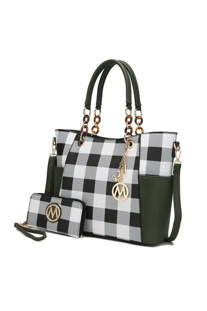 Checker Tote Bag