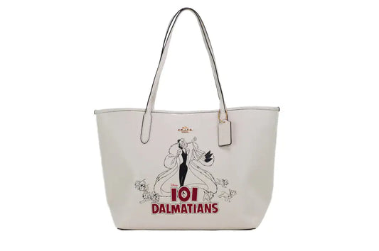 Coach X Disney Cruella 101 Dalmations Motif City Tote