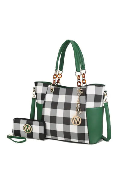 Checker Tote Bag